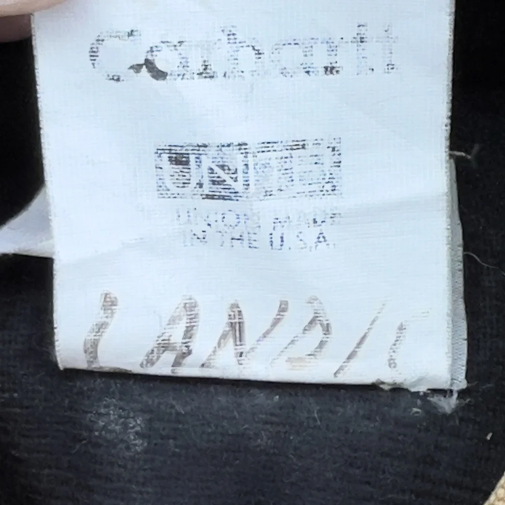 Vintage Carhartt Duck Quilt Lined Jacket Brown Mens 46 Made in USA - Picture 5 of 14